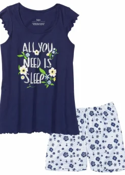 Shorty aus reiner Baumwolle