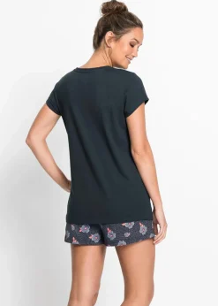 Shorty aus reiner Baumwolle