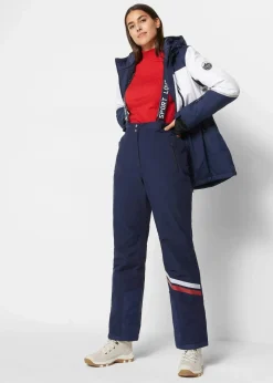 Ski Funktions-Thermohose mit abnehmbaren Trägern, wasserdicht