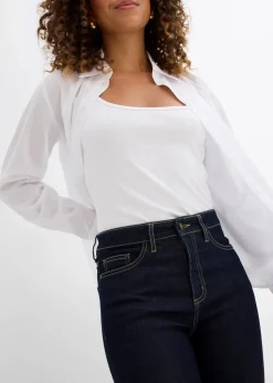 Skinny Jeans Mid Waist, Stretch