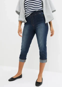 Slim Fit Jeans, Mid Waist, Baumwolle