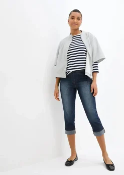 Slim Fit Jeans, Mid Waist, Baumwolle