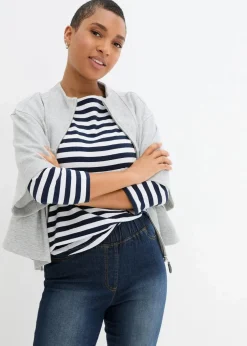 Slim Fit Jeans, Mid Waist, Baumwolle