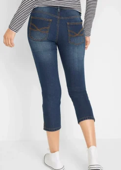 Slim Fit Jeans Mid Waist, cropped