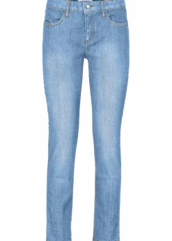 Slim Fit Jeans Mid Waist, cropped