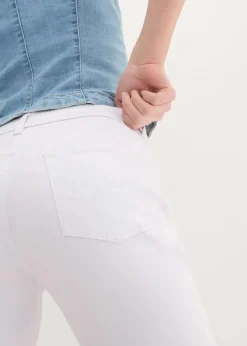 Slim Fit Jeans Mid Waist, cropped