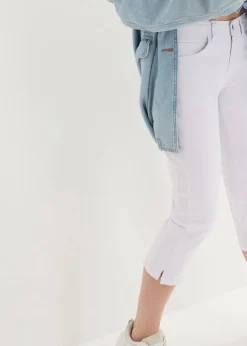 Slim Fit Jeans Mid Waist, cropped