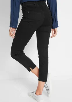 Slim Fit Jeans, Mid Waist, Bequembund