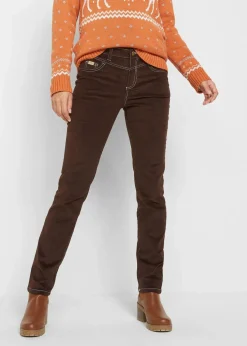 Slim Fit Stretch-Cordhose