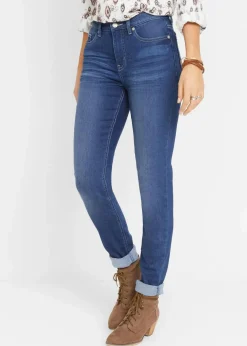 Slim Jeans Mid Waist, Stretch