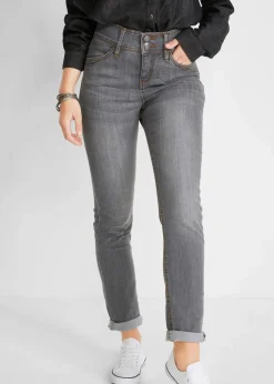 Slim-Fit-Jeans High Waist, Komfort-Stretch