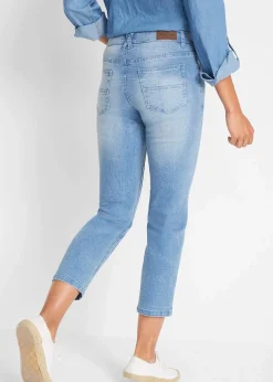 Slim-Fit-Jeans Mid Waist, cropped