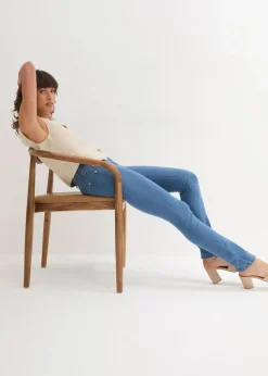 Slim-Fit-Jeans Mid Waist, Super Stretch