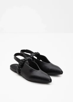 Sling-Ballerinas mit Raffung