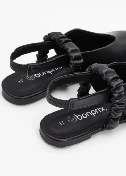 Sling-Ballerinas mit Raffung