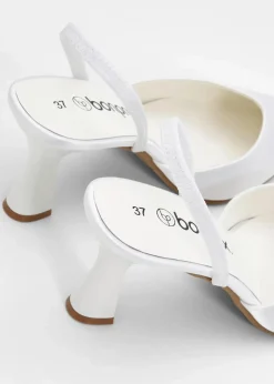 Slingpumps in Satin-Optik