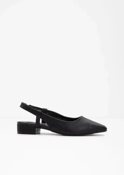 Slingpumps mit flachem Absatz