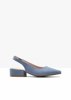 Slingpumps mit flachem Absatz