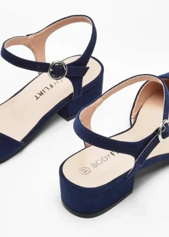 Slingpumps mit niedrigem Absatz