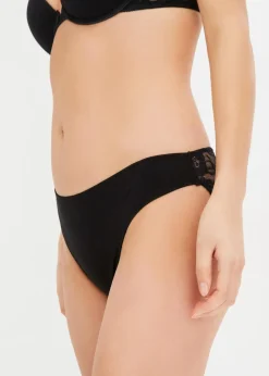 Slip mit Spitze (6er Pack)