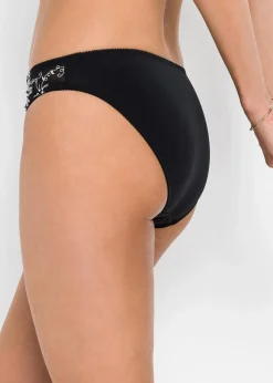 Slip mit zarter Stickerei (2er Pack)