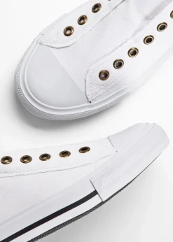 Slip-In-Sneaker aus Baumwoll-Canvas