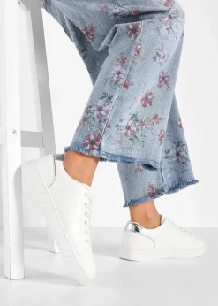 Sneaker mit Metallic-Details