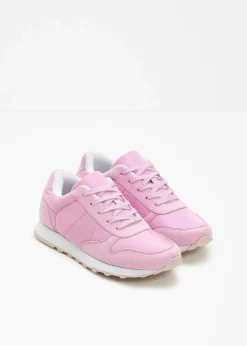 Sneaker mit Satin-Einsatz