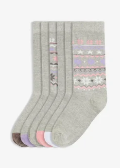 Socken mit Bio-Baumwolle (6er Pack)