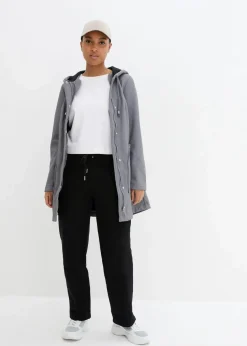 Softshell-Parka mit Kapuze