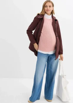 Softshell-Tragejacke / Umstandsjacke, weitenregulierbar