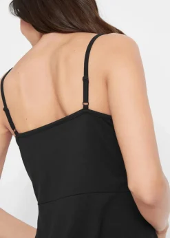 Sommer-Jersey-Kleid mit verstellbaren Trägern