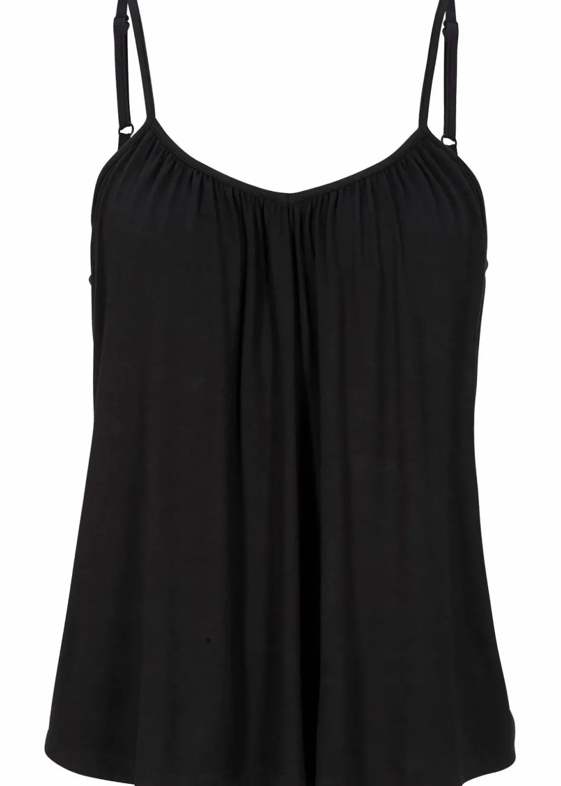 Spaghettiträger-Top aus fließender Viskose