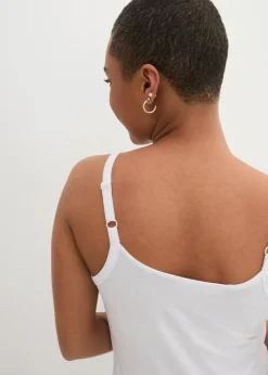 Spaghettiträger-Top aus reiner Bio Baumwolle, (2er-Pack)