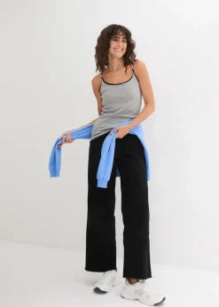 Spaghettiträger-Top aus reiner Baumwolle (3er Pack)