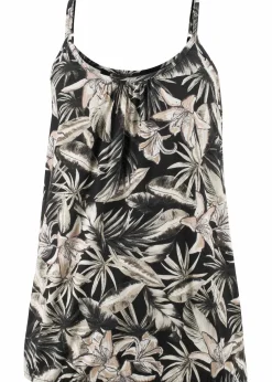 Spaghettiträger-Top aus softem Viskose-Mix