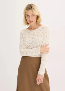 Spitzenbody mit flauschiger Oberfläche