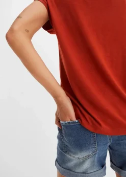 Spitzenshirt aus softer Viskose