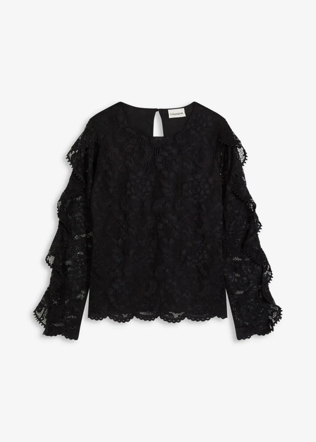 Spitzen-Shirtbluse