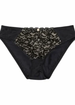 Spitzenverzierter Slip