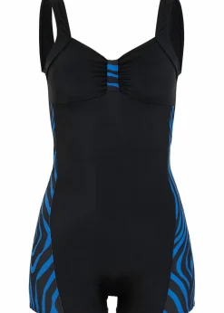 Sport-Badeanzug mit Bein