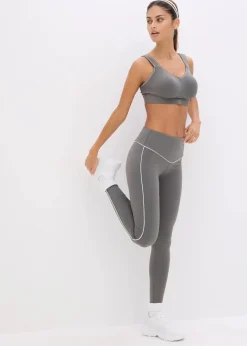 Sport-BH mit mittlerem Halt mit baumwollartigem Griff