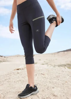 Sport-Capri-Leggings, schnelltrocknend