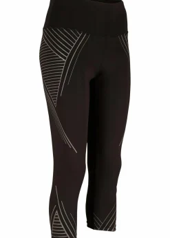 Sport-Leggings mit Tasche, 3/4-Länge