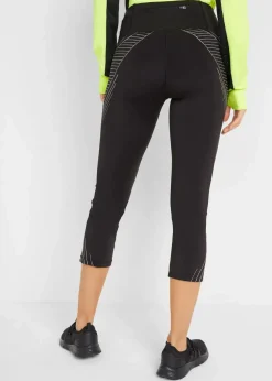 Sport-Leggings mit Tasche, 3/4-Länge