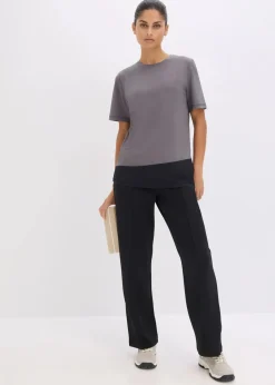 Sport-Shirt mit Strukturoptik