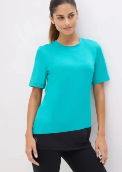 Sport-Shirt mit Strukturoptik