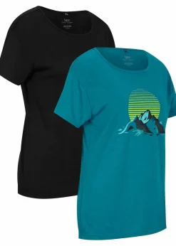 Sport-Shirt, schnelltrocknend, 2er-Pack