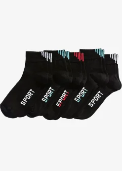 Sportsocken mit Bio-Baumwolle (5 Paar)