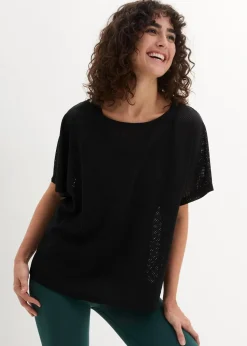 Sport-Top mit Mesh-Shirt (2-tlg. Set)